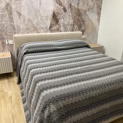 PALOMBELLA-Copriletto matrimoniale fantasia Missoni 270x270