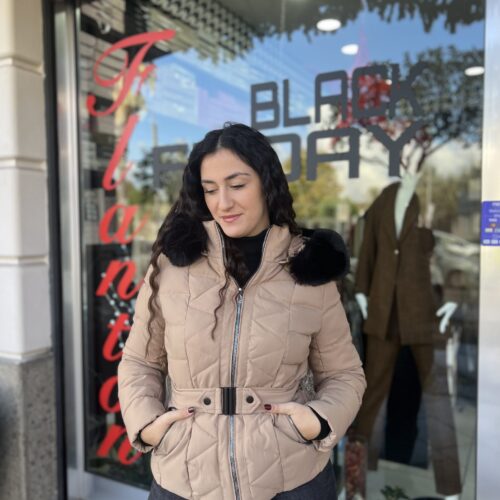INFLUENCER-Piumino imbottito impermeabile