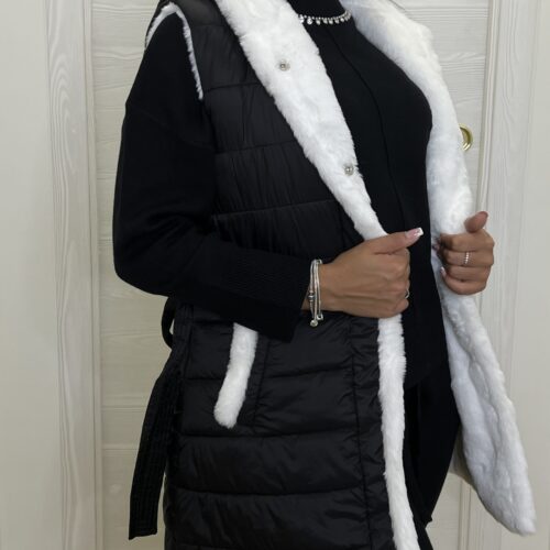 INFLUENCER-Piumino Smanicato Double-Face