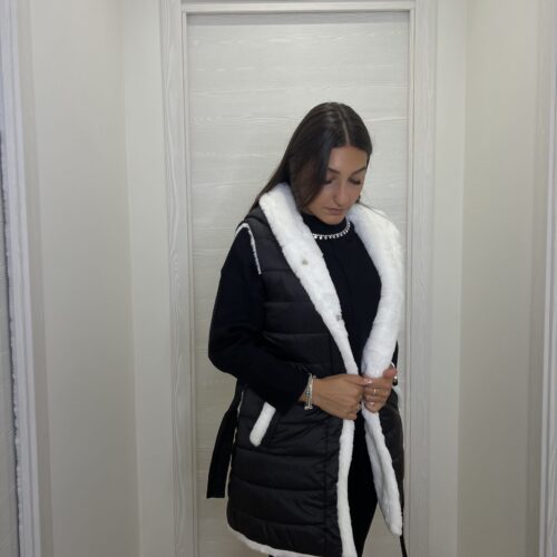 INFLUENCER-Piumino Smanicato Double-Face