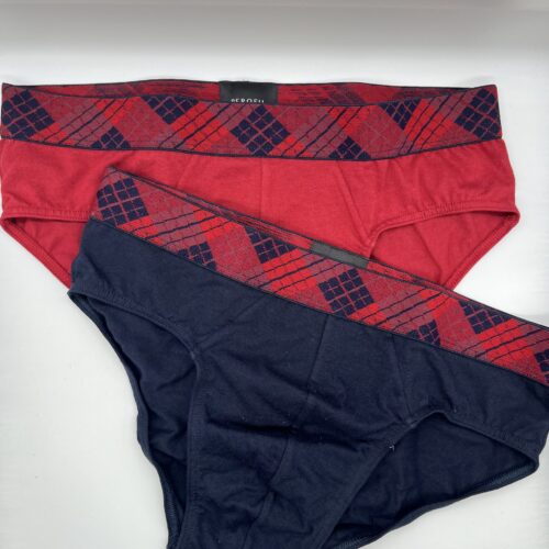 PEROFIL - Slip uomo Bi-Pack scozzese