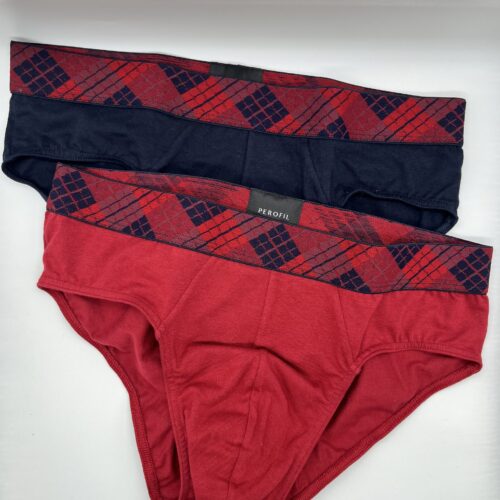 PEROFIL - Slip uomo Bi-Pack scozzese